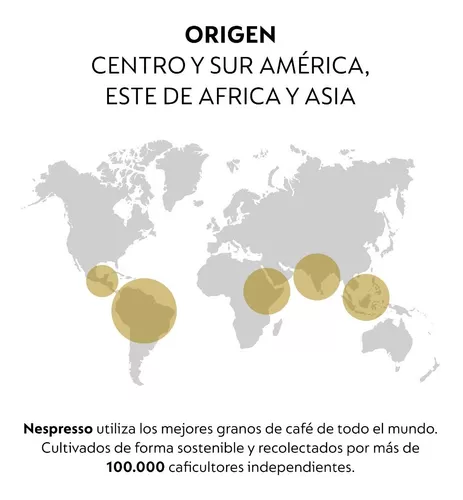 NESPRESSO Cápsulas de Café Pack Master Origin - 50 unidades