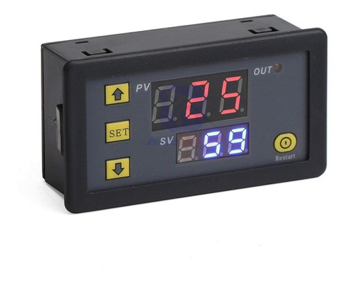 Modulo Timer Temporizador 0-999 S/m/h 12v Relay 20a Display