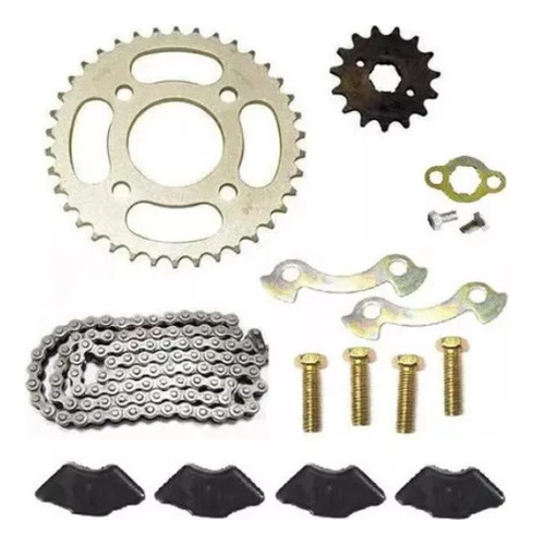 Kit Transmision Completa Zanella Zb 110 Motos Coyote