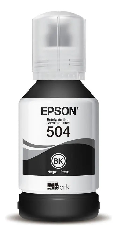 Tinta de impressora preta Epson T504 70 ml