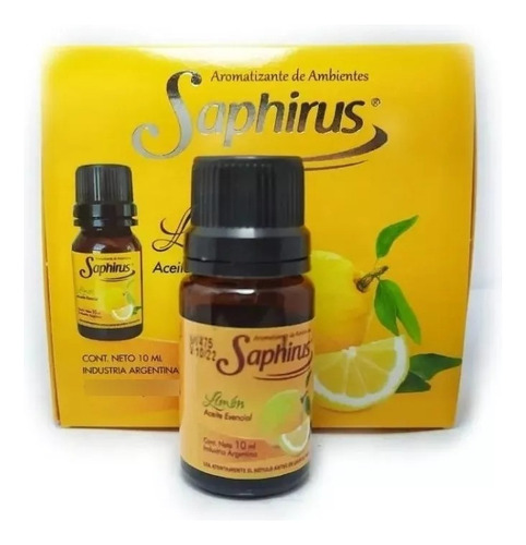 Aceite Esencial Saphirus Aroma Humidificador Difusor X 2 Uni