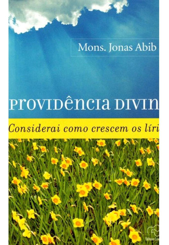 Providência Divina: Considerai Como Crescem Os Lírios, De Mons. Jonas Abib. Editorial Canção Nova, Tapa Mole, Edición 1 En Português, 1970