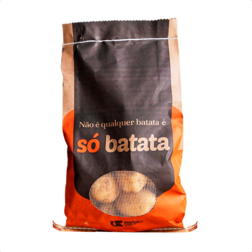 Batata Branca Inglesa Selecionada Escovada Da Terra 25kg