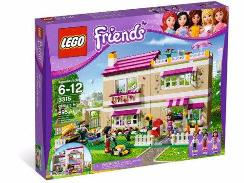 Lego Friends 3315 Casa Da Olivia, Novo, Pronta Entrega