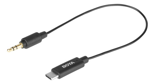 Adaptador Tipo C By-k2 De 3,5 Mm Boya Para Micrófono Android