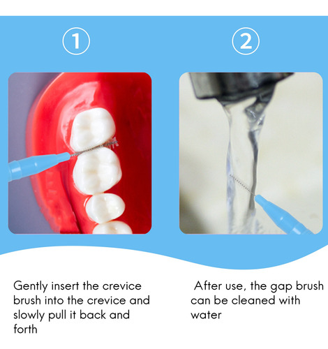 100 Piezas De Palillos Dentales Blandos Para Dientes Interde
