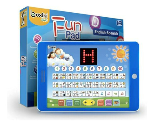 Boxiki Kids Spanishenglish Tablet Juguete Educativo Bilingüe