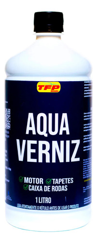 Aqua Verniz  Verniz De Motor Base D'água 1l Renovador Brilho