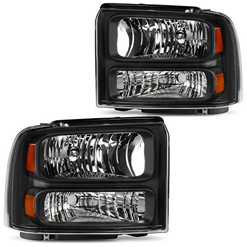 Conjunto De Faros Compatible Ford F250 F350 F450 F550 S...