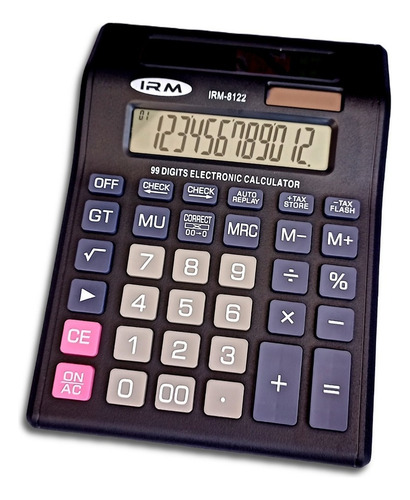 Calculadora Grande Doble Visor Pantalla 12 Digitos