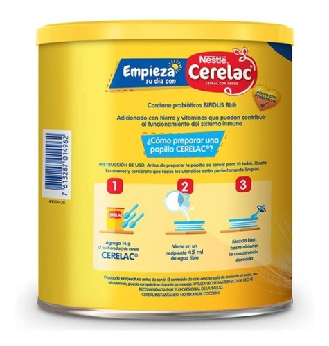 Cerelac Infantil 1 + Años Cereal Con Leche 1kg Envío Gratis