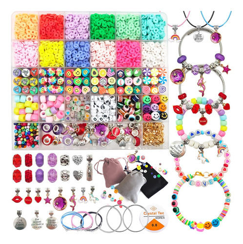 Leitait Kit Para Hacer Pulseras Con Cuentas Surtidas, 3000 P