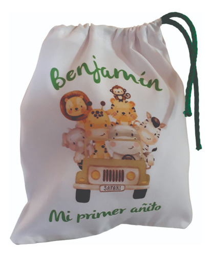 Bolsitas Safari  De 15cmx20cm Personalizadas 30u