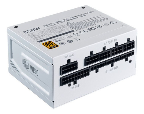 Fonte Cooler Master V850 Sfx Gold, 850w, 80 Plus Gold