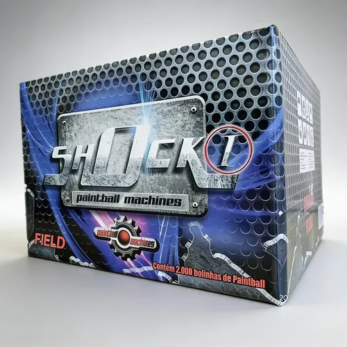 Bolinha De Paintball Shock 1 - Paintball Machines 500 Unid | Frete