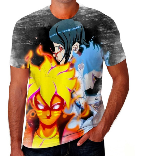 Camiseta Camisa Boruto Uzumaki Mangá Anime Envio Rápido 01