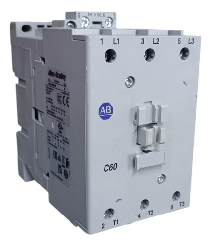 Contactor Allen Bradley 60a Bobina 24vdc 1n.o.
