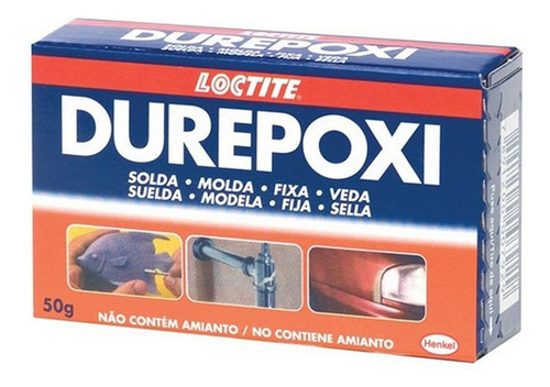 Massa Epoxi Durepoxi 50g - Kit C/12 Peças