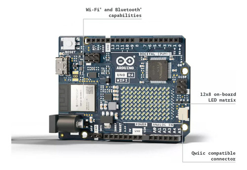 Módulo R4 Para Arduino Uno Wifi Ra4m1/esp32-s3