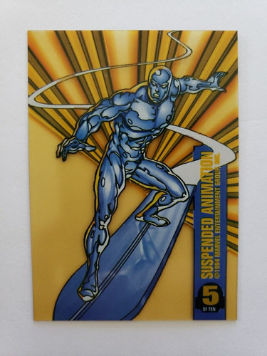 Marvel Universe 1994 Suspenden Animation 5.silver Surfer