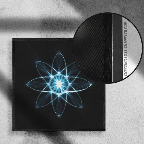 Imagem 2 de 4 de Quadro Canvas Premium 40x40 - Átomo M1