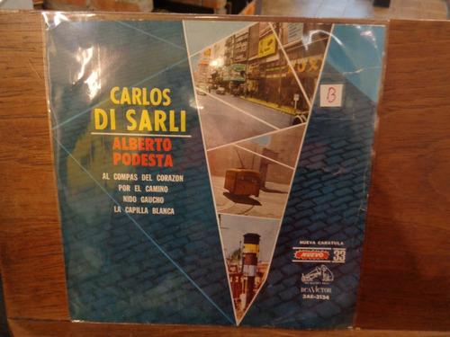 Carlos Di Sarli Alberto Podesta Disco Simple Vinilo  C