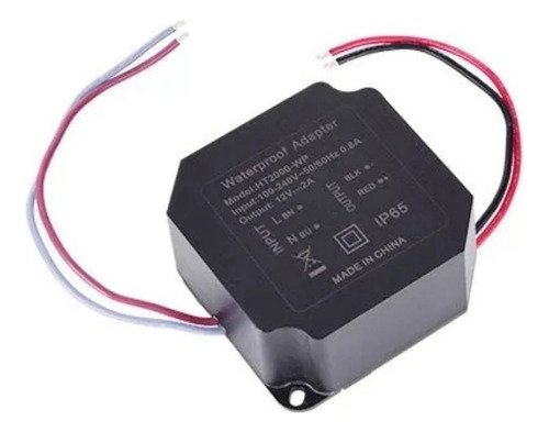 Fuente 12v Sellada Para Intemperie - Electrocom