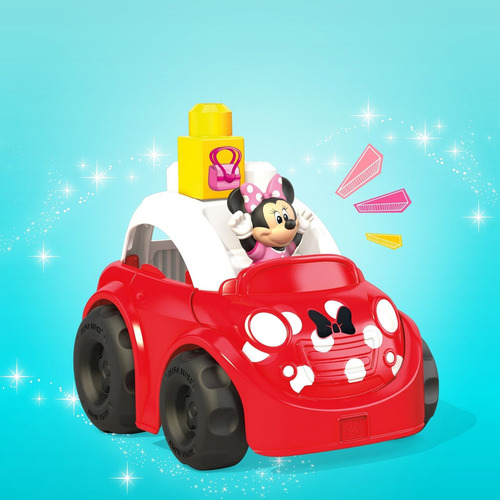 Juguete De Construcción Mega Bloks Disney Convertible Minnie 18