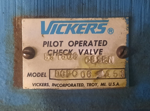 Válvula Check Vickers