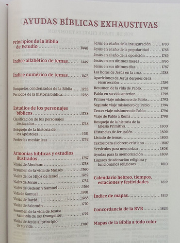 Biblia De Referencia Thompson, Tapa Dura, Rvr