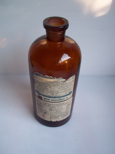 Antiguo Frasco Botella Frigorífico Rausa Quimico Aleman 900l