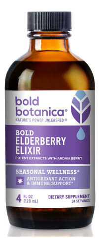 Bold Botanica Bold Elderberry Elixir  Extracto Concentrado