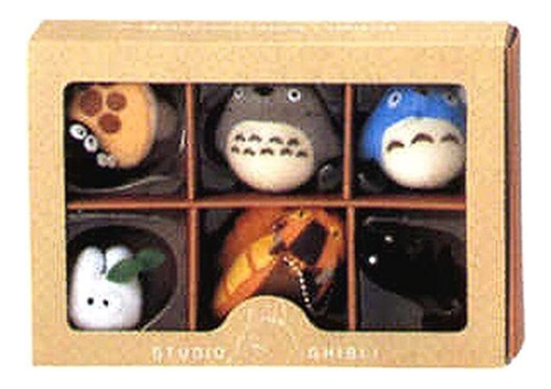 Caixa completa do Big Star Studio Ghibli com 6 bonecos para animais de estimação C