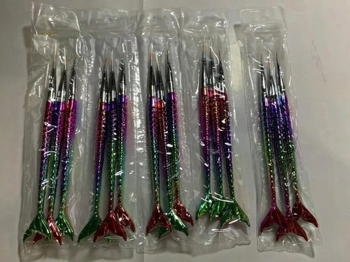 Pincel Linier Sirena Para Decorar Manicure Nuevo