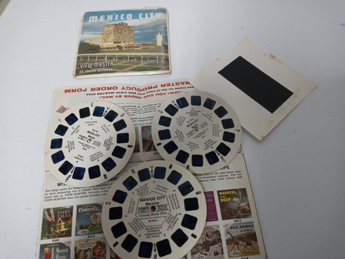 7k Ciudad De Mexico 03 Discos Para View Master Año 1966