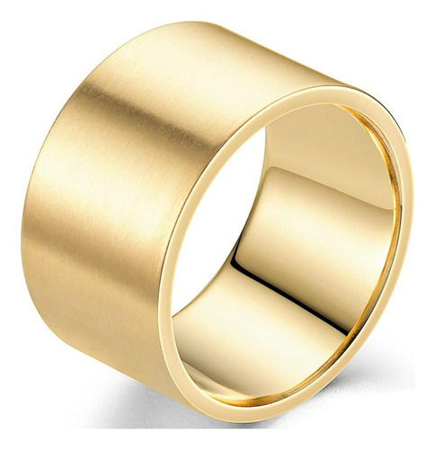 Anillo De Boda De Acero Inoxidable Mate Cepillado Clsico Sim