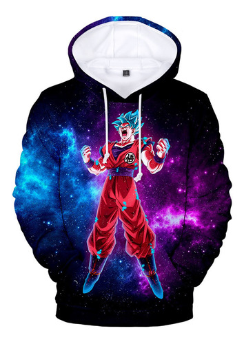 Sudaderas Con Capucha Dragon-ball Z Para Niños, Ropa Kawaii,