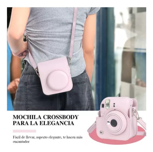 Para Funda Instax Mini 12 Azul Color Celeste /&z