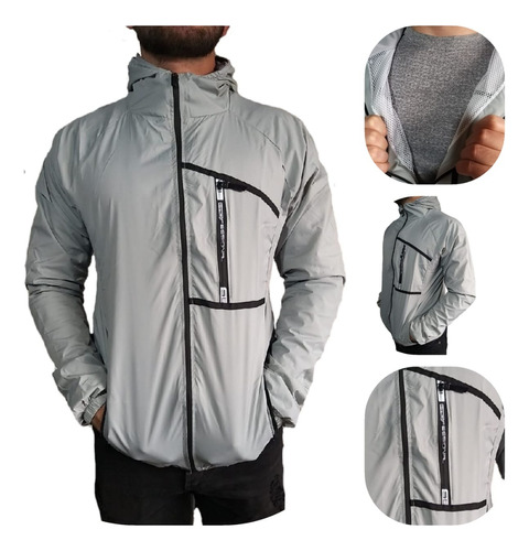 Chaqueta Rompevientos 90% Impermeable 