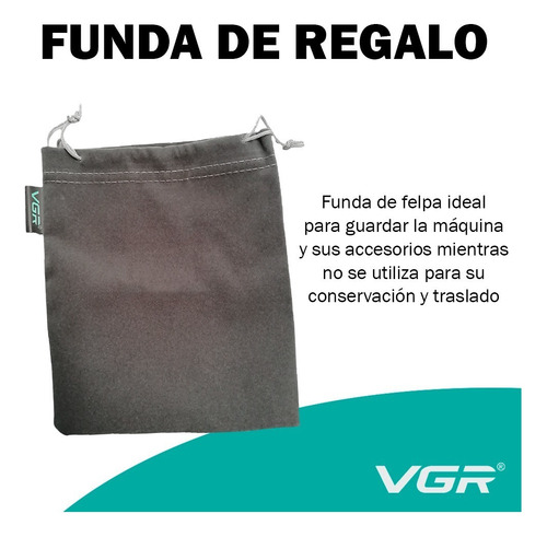 Cortadora Pelo Barba Clipper Vgr V-671 Recargable Usb Panel