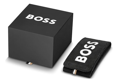 Reloj Hugo Boss Saya Para Dama Acero Inoxidable 1502638 Color Plateado