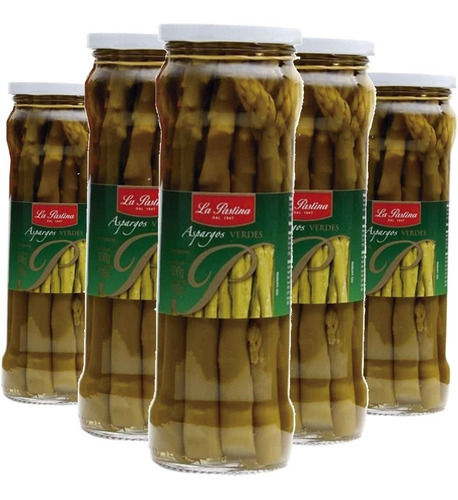 5x Aspargos Verdes Peruano La Pastina 330g