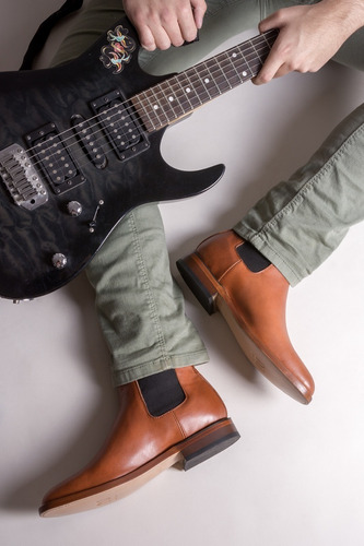Botín Casual Dasalo Goodyear Welt 100% De Piel Para Hombre