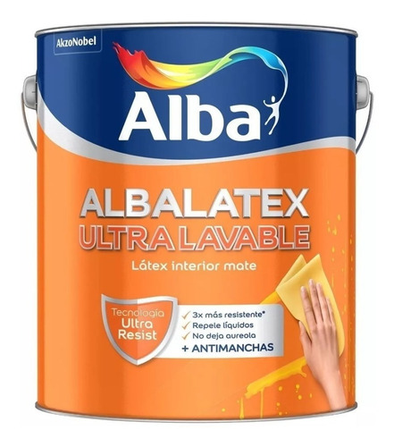 Pintura Para Interior Albalatex Ultra Lavable 10 L