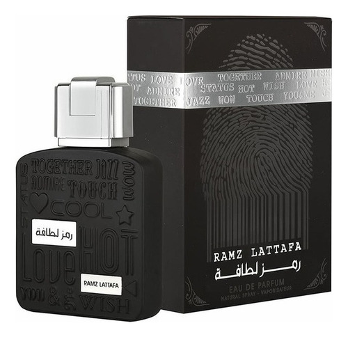 Perfume Ramz Silver Lattafa EDP, 100 ml