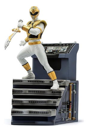 Estátua White Ranger - Mighty Morphin Power Rangers - 1/10