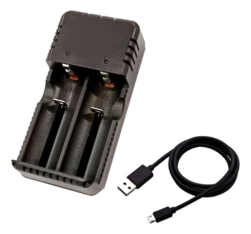 Cargador Doble Inteligente Usb Pila Bateria Recargable 18650