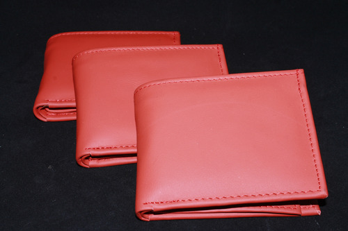 Billetera Cartera Piel Res Genuina Bifold Alta Fortuna