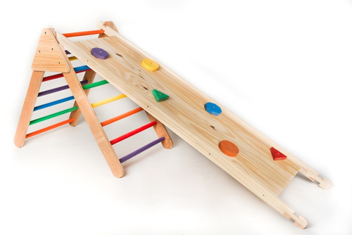 Triangulo Escalador Plegable C/rampa Pikler Montessori