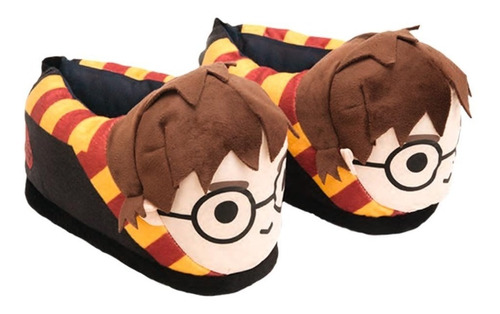 Pantufa 3d Infantil Pelúcia Harry Potter Solado Borracha
